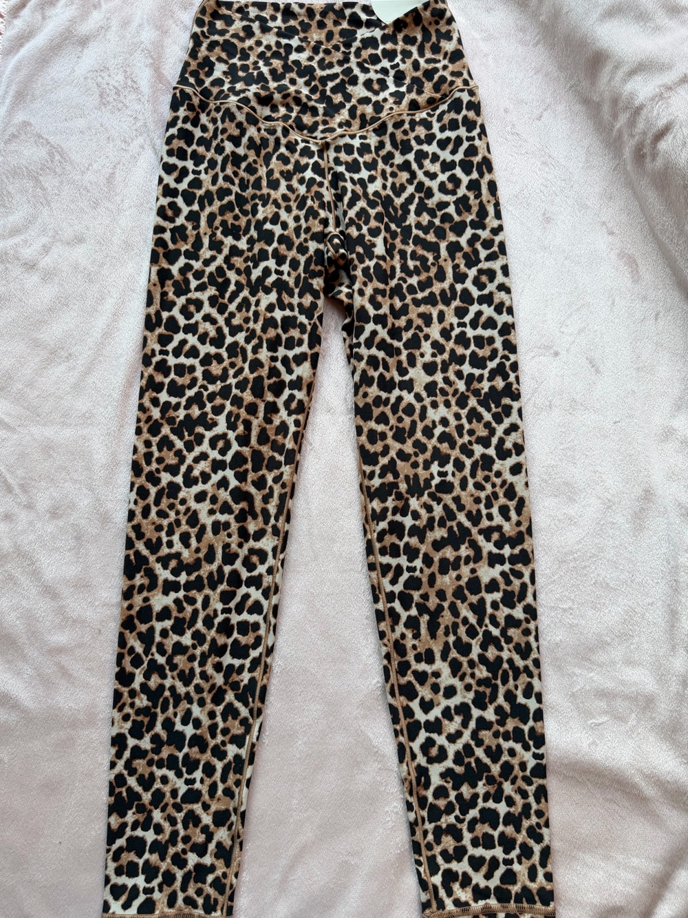 aerie Brown and Black Leopard-Print Leggings